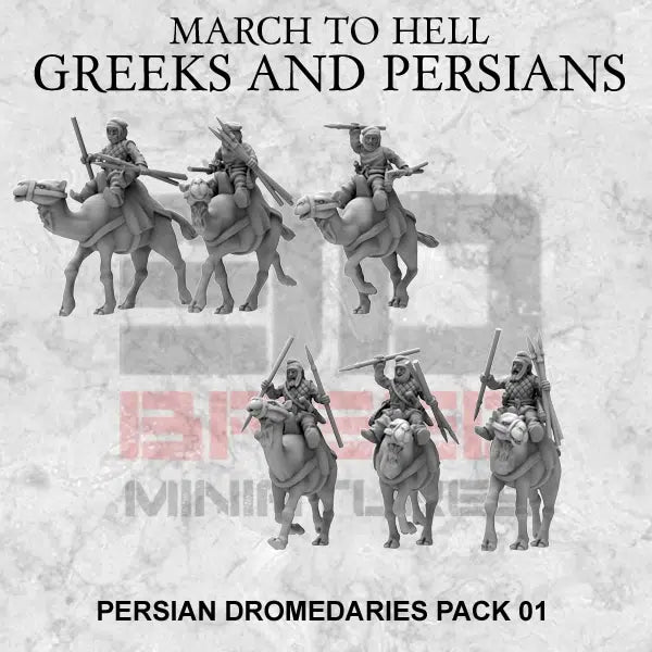 Persian Army Dromedaries Riders 15mm