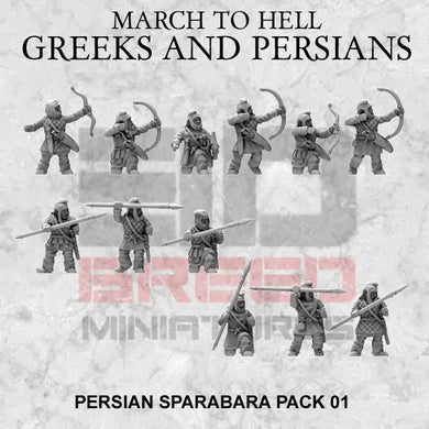 Persian Army Sparabara 15mm