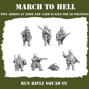 Red Army Rifleman Squad v2 15mm