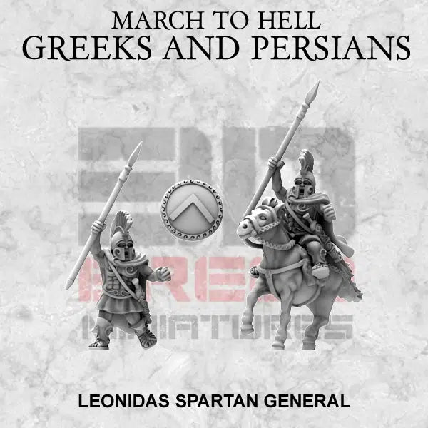 Spartan Army Leonidas 15mm