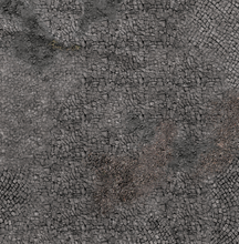 Load image into Gallery viewer, Fleece Battlemat 6x4 Cobblestone City