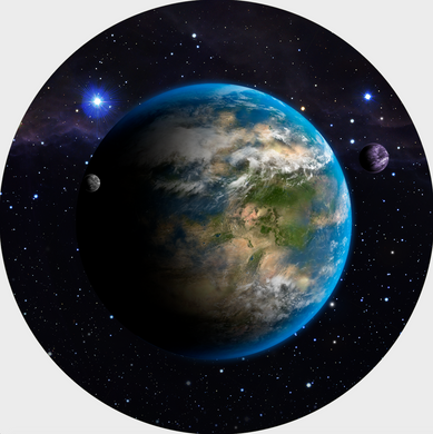 Terrain disks - Planet Terra - Space