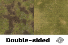 Load image into Gallery viewer, Cloth Wargaming Battle Mat 6x4 Muddy Plains / Autumn