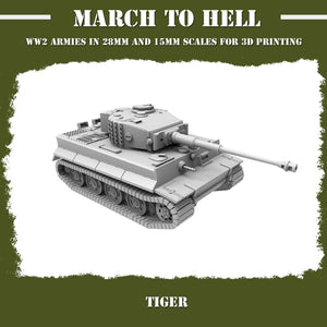 German Tiger I 15mm