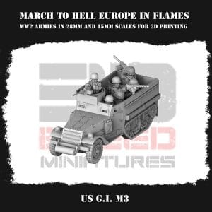 US Army M3 Halftrack 15mm